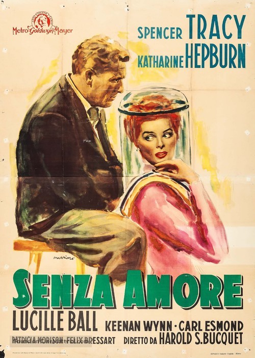 Without Love - Italian Movie Poster