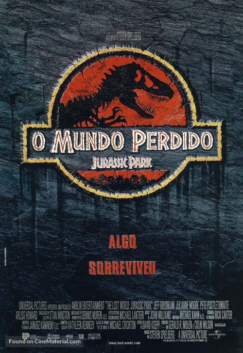The Lost World: Jurassic Park - Brazilian Movie Poster