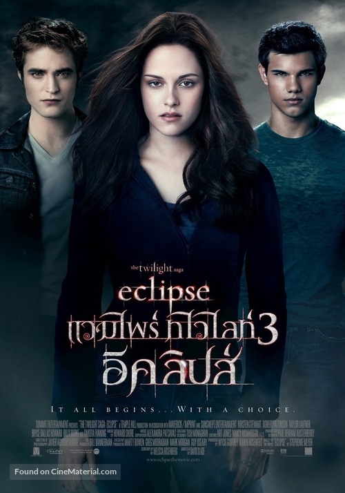 The Twilight Saga: Eclipse - Thai Movie Poster