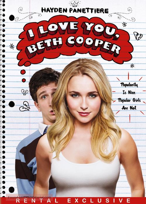 I Love You, Beth Cooper - DVD movie cover