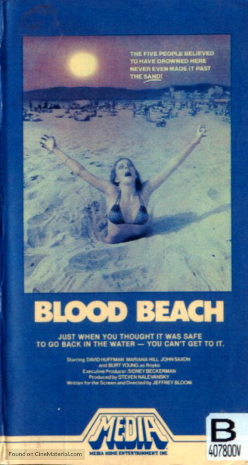 Blood Beach - VHS movie cover