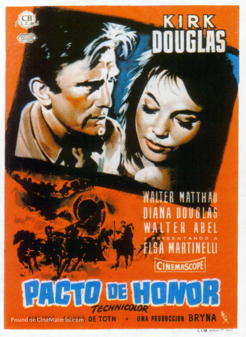 The Indian Fighter - Spanish Movie Poster