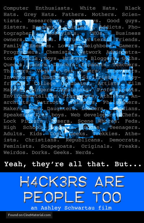Hackers Are People Too - Movie Poster