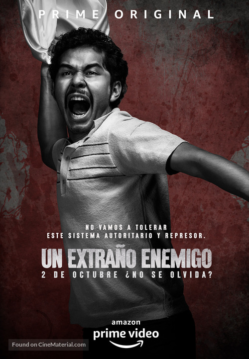 &quot;Un extra&ntilde;o enemigo&quot; - Mexican Movie Poster