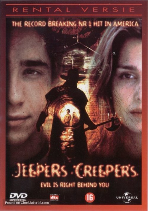 Jeepers Creepers - Dutch DVD movie cover