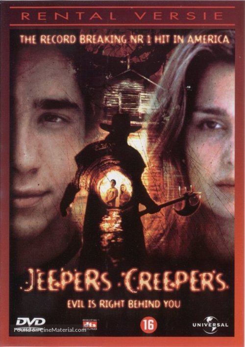 Jeepers Creepers - Dutch DVD movie cover