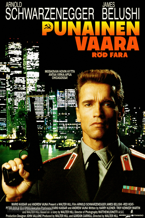 Red Heat - Finnish Movie Poster