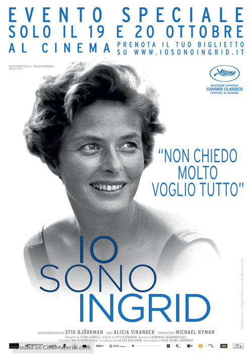 Jag &auml;r Ingrid - Italian Movie Poster