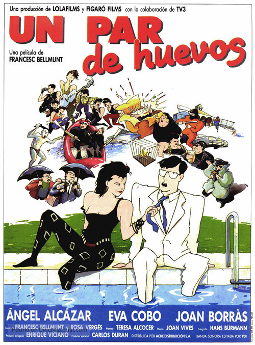 Un parell d&#039;ous - Spanish Movie Poster