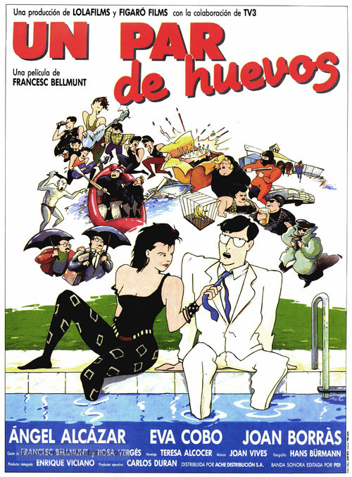 Un parell d&#039;ous - Spanish Movie Poster