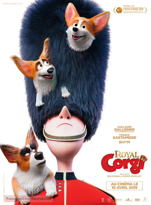 The Queen&#039;s Corgi - French Movie Poster