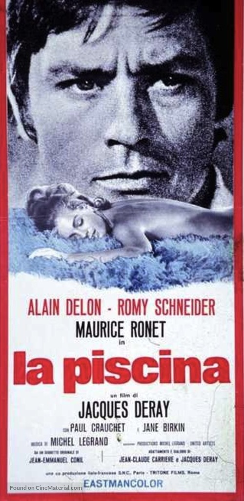 La piscine - Italian Movie Poster