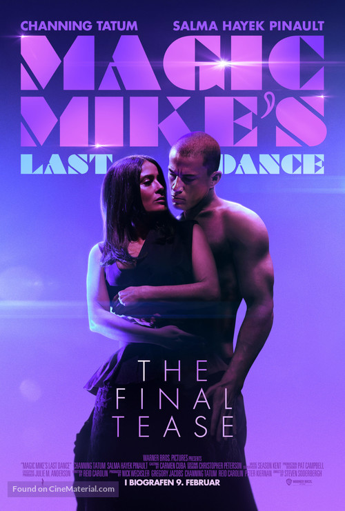 Magic Mike&#039;s Last Dance - Danish Movie Poster