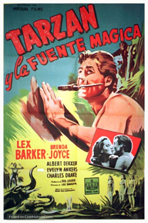Tarzan&#039;s Magic Fountain - Argentinian Movie Poster
