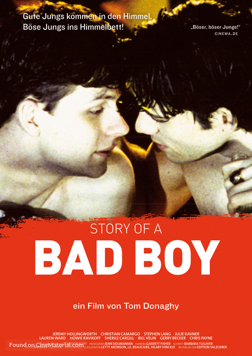 Story of a Bad Boy - German Movie Cover