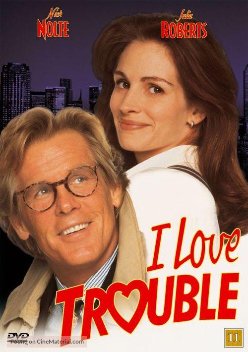 I Love Trouble - Danish DVD movie cover