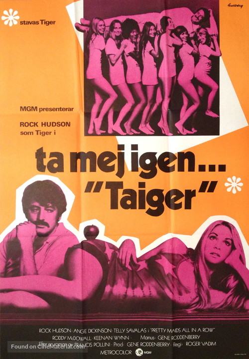 Pretty Maids All in a Row - Swedish Movie Poster