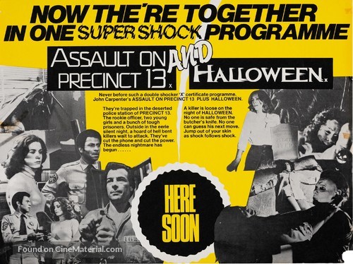 Assault on Precinct 13 - British Combo movie poster