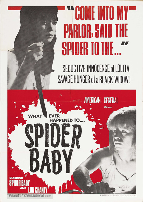 Spider Baby or, The Maddest Story Ever Told - Movie Poster
