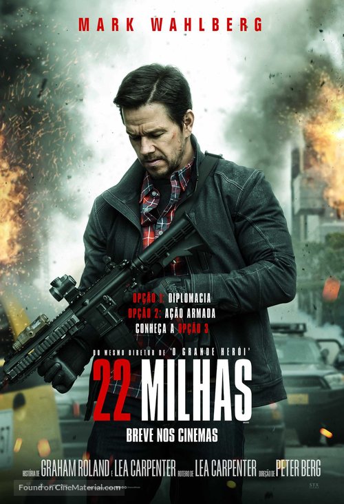Mile 22 - Brazilian Movie Poster