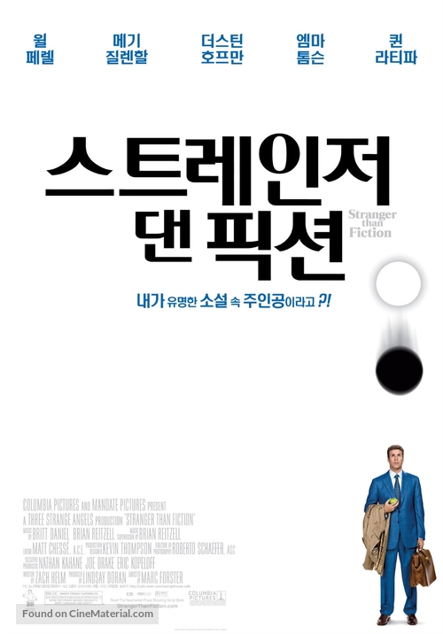 Stranger Than Fiction - South Korean Movie Poster