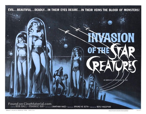 Invasion of the Star Creatures - Movie Poster