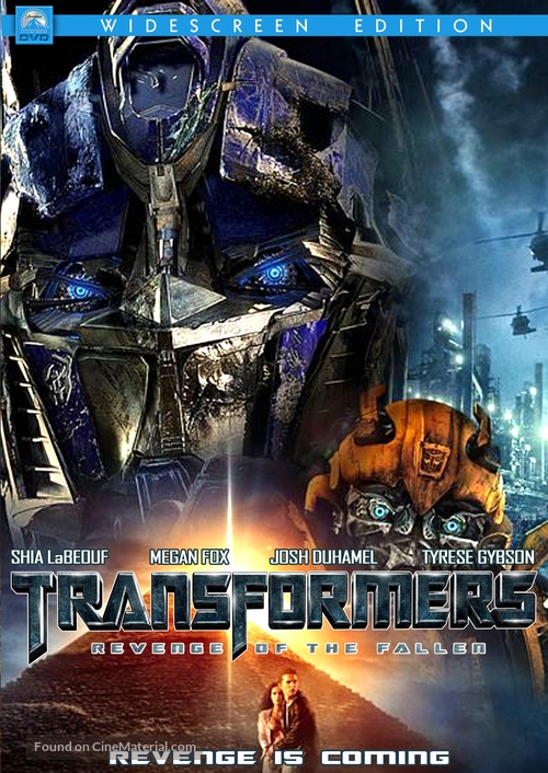Transformers: Revenge of the Fallen - DVD movie cover