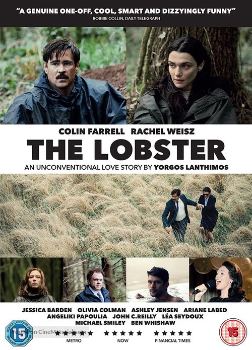 The Lobster - British DVD movie cover