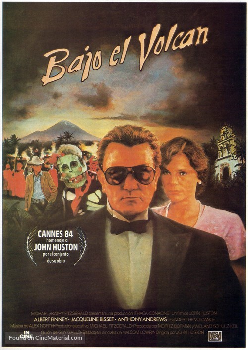 Under the Volcano - Spanish Movie Poster