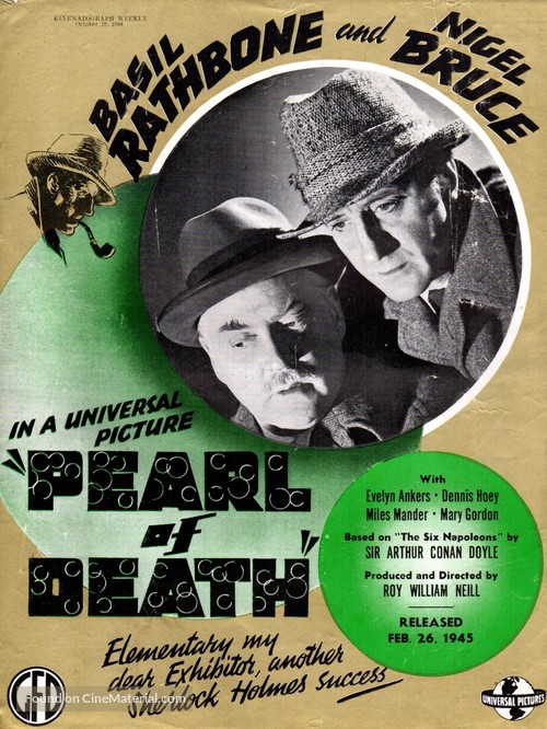 The Pearl of Death - British Movie Poster