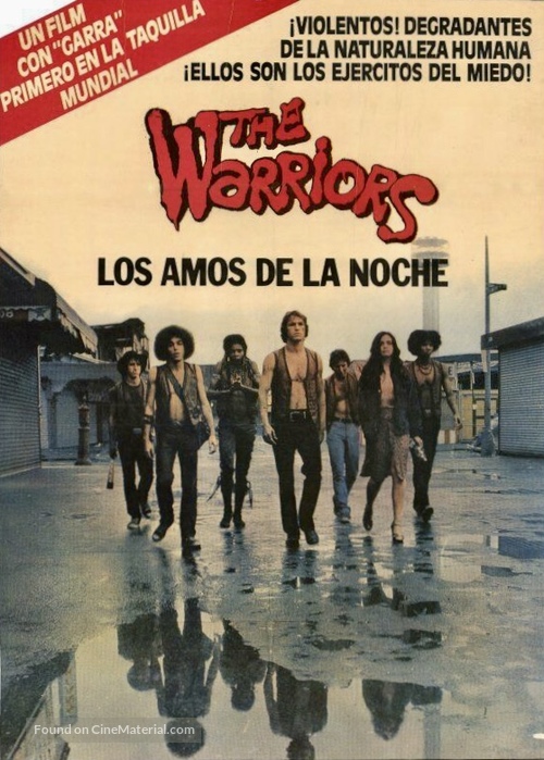 The Warriors - Mexican Movie Poster