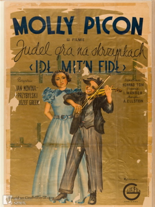 Yidl mitn fidl - French Movie Poster