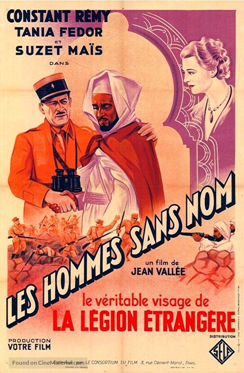 Les hommes sans nom - French Movie Poster