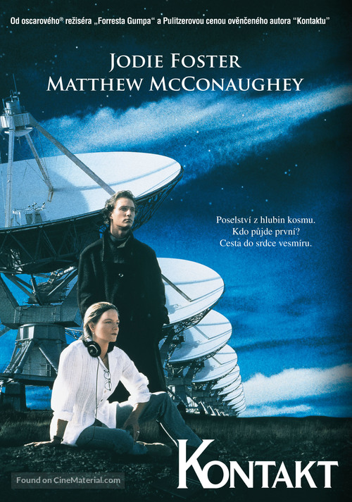 Contact - Czech DVD movie cover