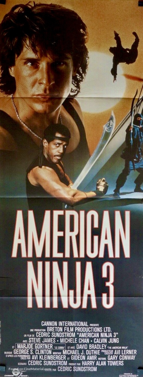American Ninja 3: Blood Hunt - Australian Movie Poster