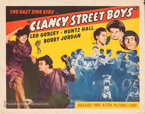 Clancy Street Boys - Re-release movie poster