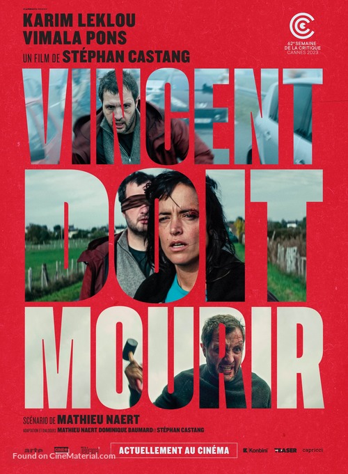 Vincent doit mourir - French Movie Poster