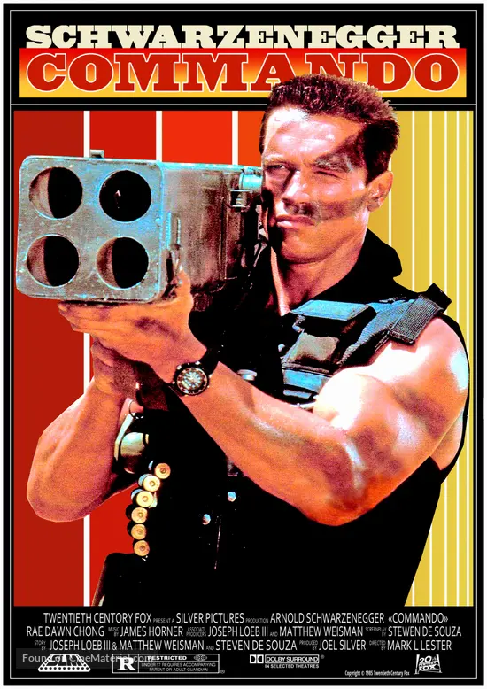 Commando (1985) movie poster