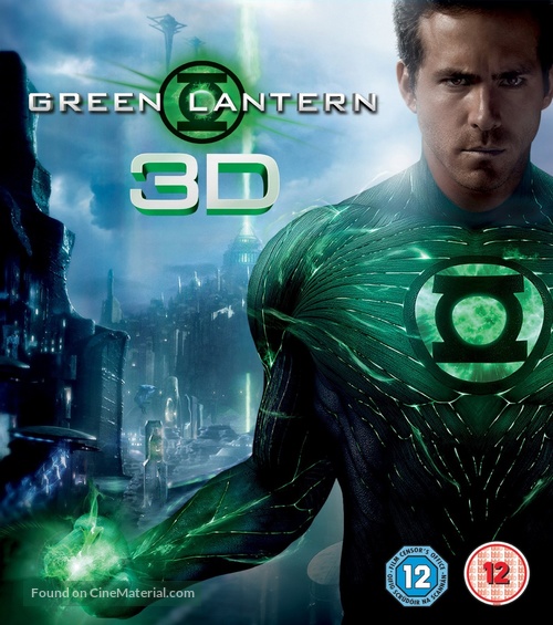 Green Lantern - British Blu-Ray movie cover