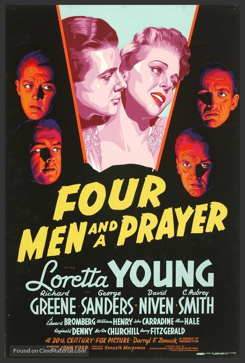 Four Men and a Prayer - Movie Poster