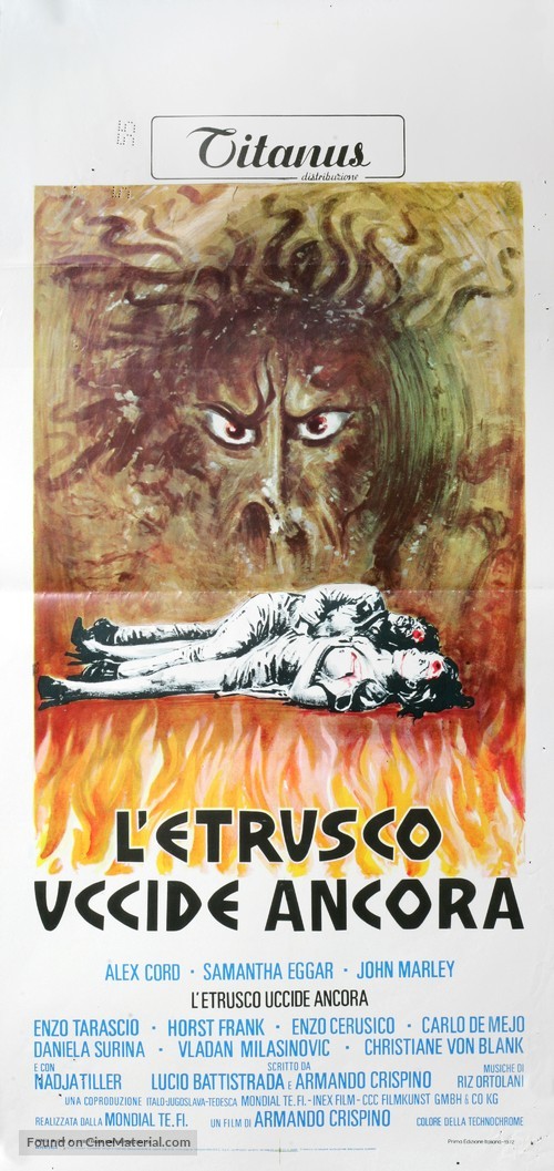 L&#039;etrusco uccide ancora - Italian Movie Poster