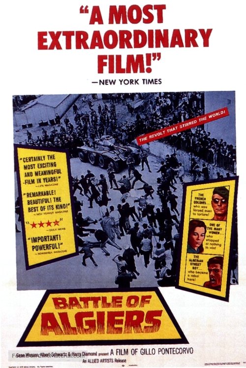 La battaglia di Algeri - Movie Poster