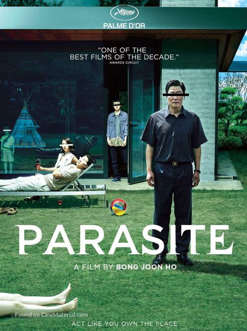 Parasite - Blu-Ray movie cover