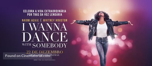 I Wanna Dance with Somebody - Portuguese Movie Poster