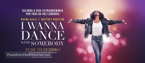 I Wanna Dance with Somebody - Portuguese Movie Poster