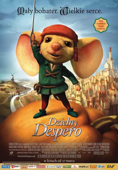 The Tale of Despereaux - Polish Movie Poster