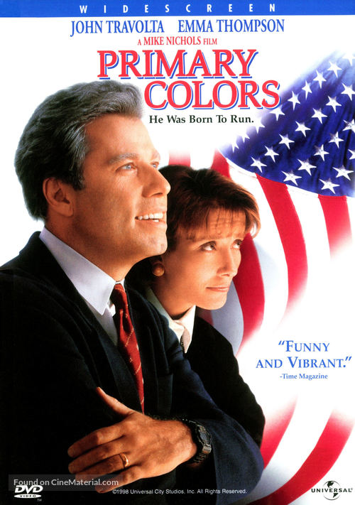 Primary Colors - DVD movie cover