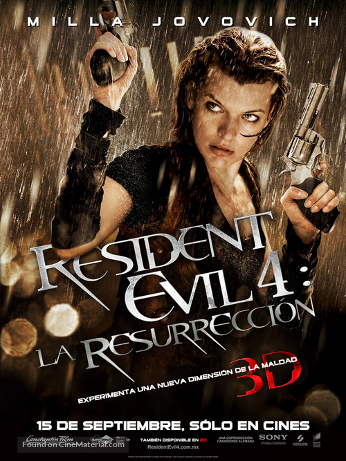 Resident Evil: Afterlife - Chilean Movie Poster