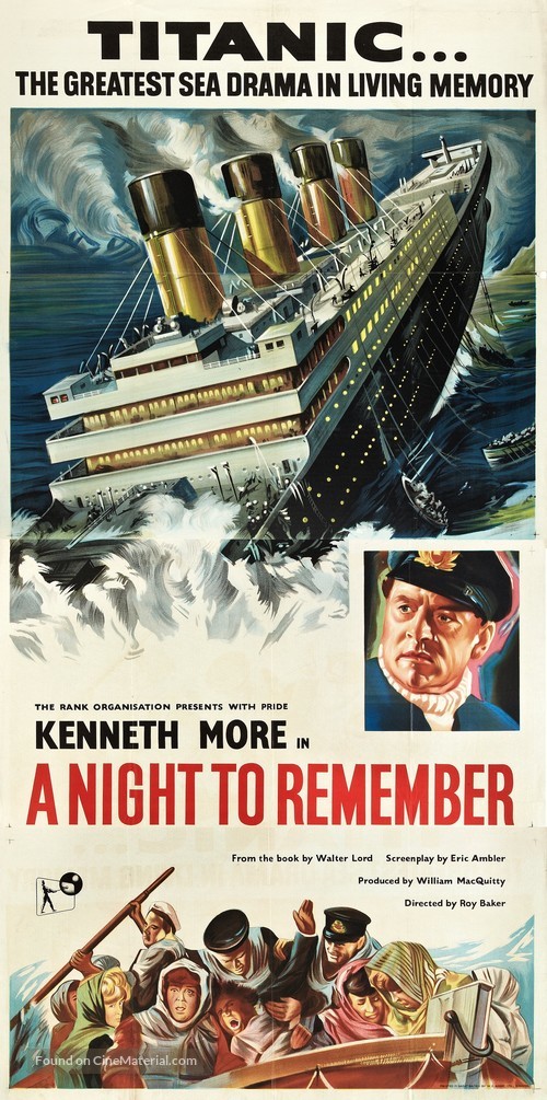 A Night to Remember - British Movie Poster