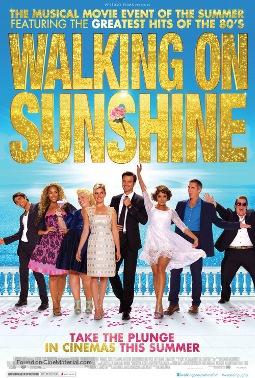 Walking on Sunshine - British Movie Poster